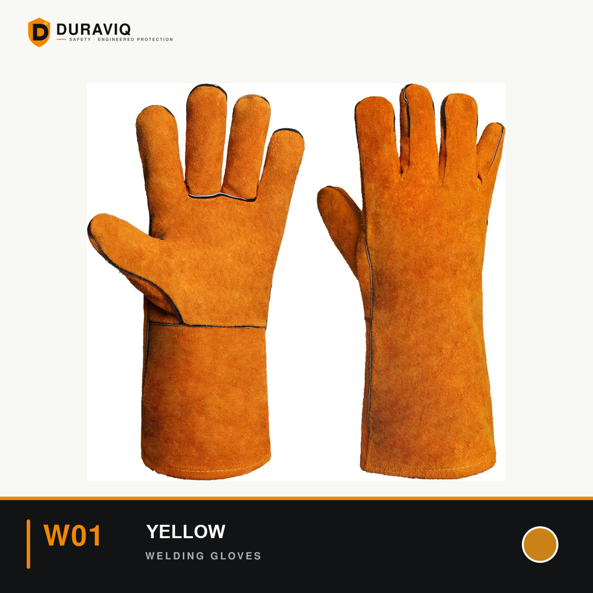 Yellow Welding Gloves