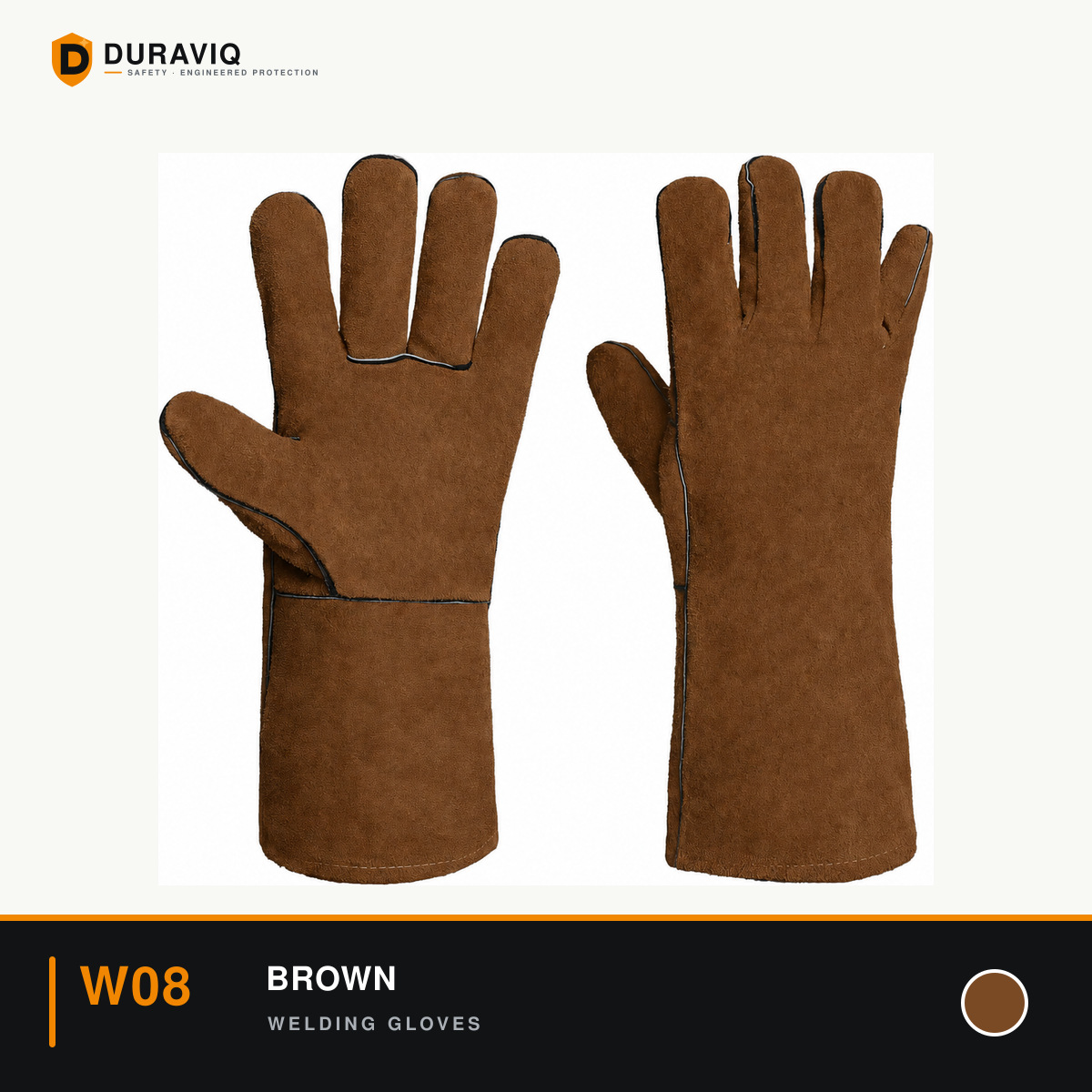 Brown Welding Gloves