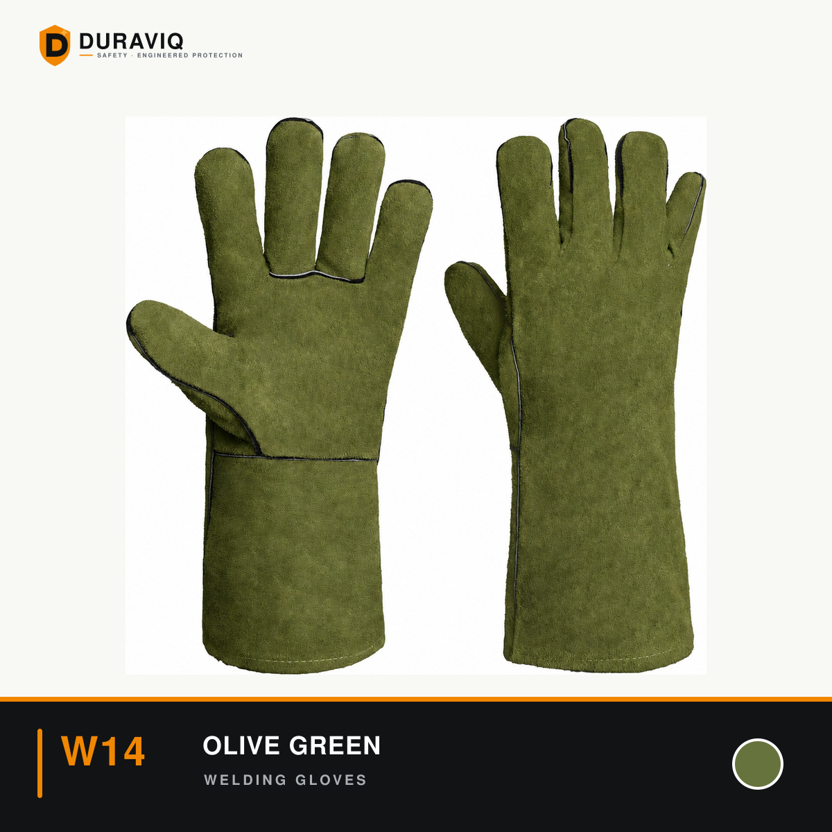 Olive Green Welding Gloves