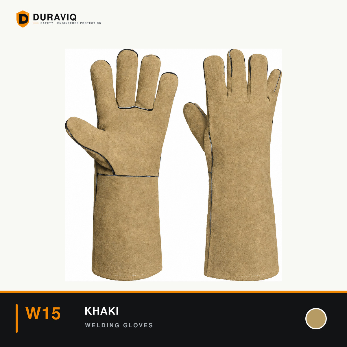 Khaki Welding Gloves
