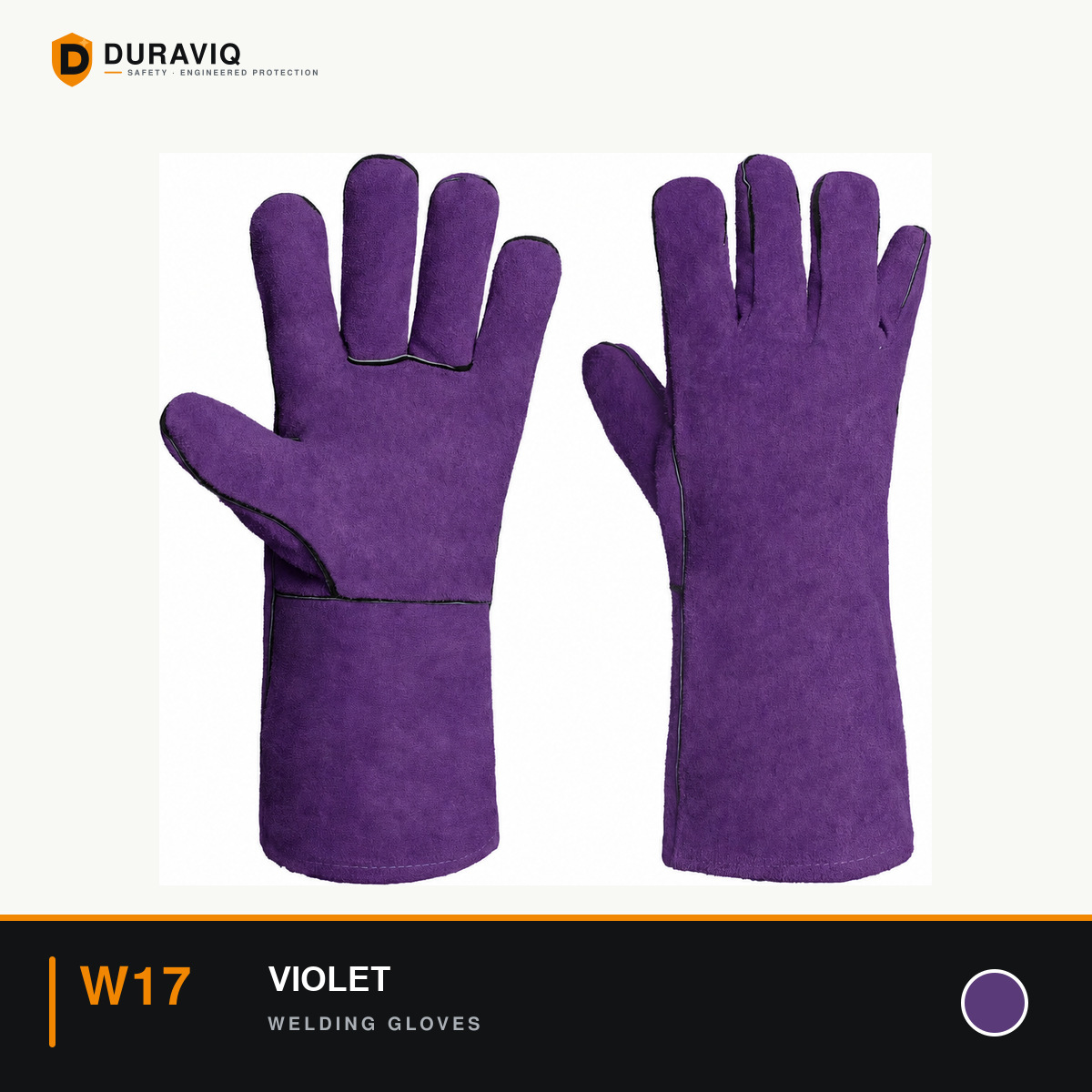 Violet Welding Gloves