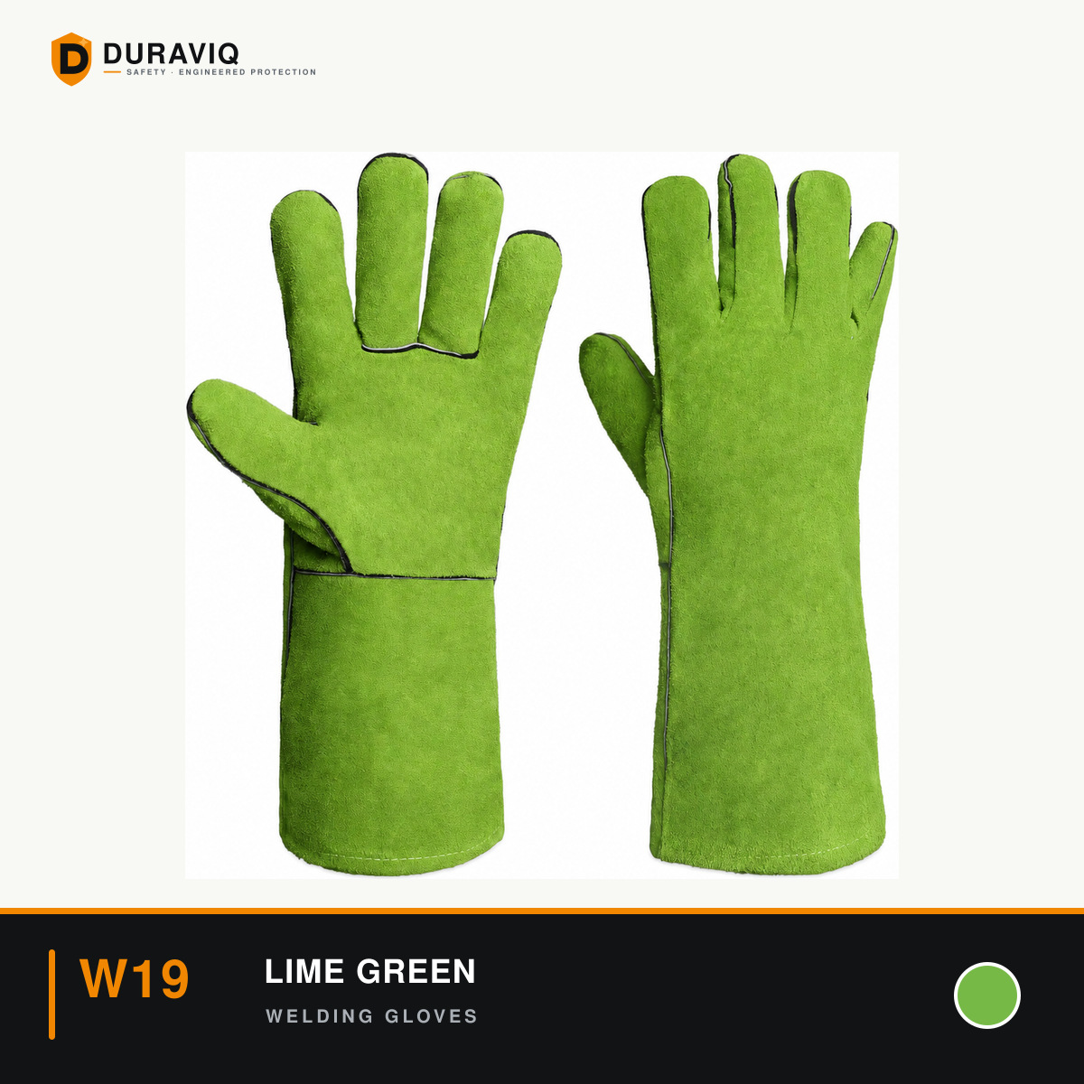 Lime Green Welding Gloves