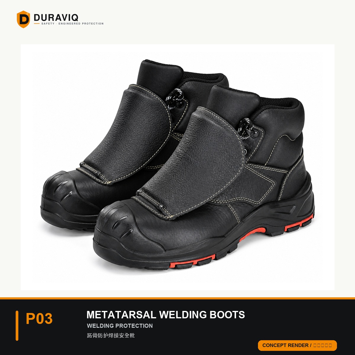 Metatarsal Protection Welding Safety Boots