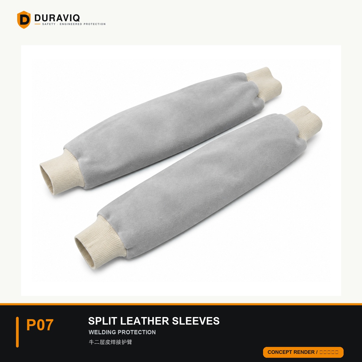 Split-Cowhide Welding Sleeves